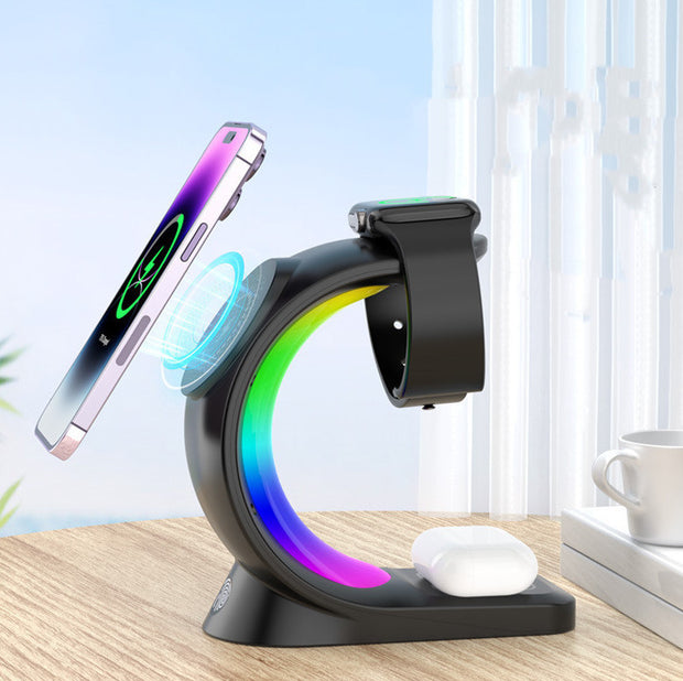 4 In 1 Magnetic Wireless Charger By Luviers